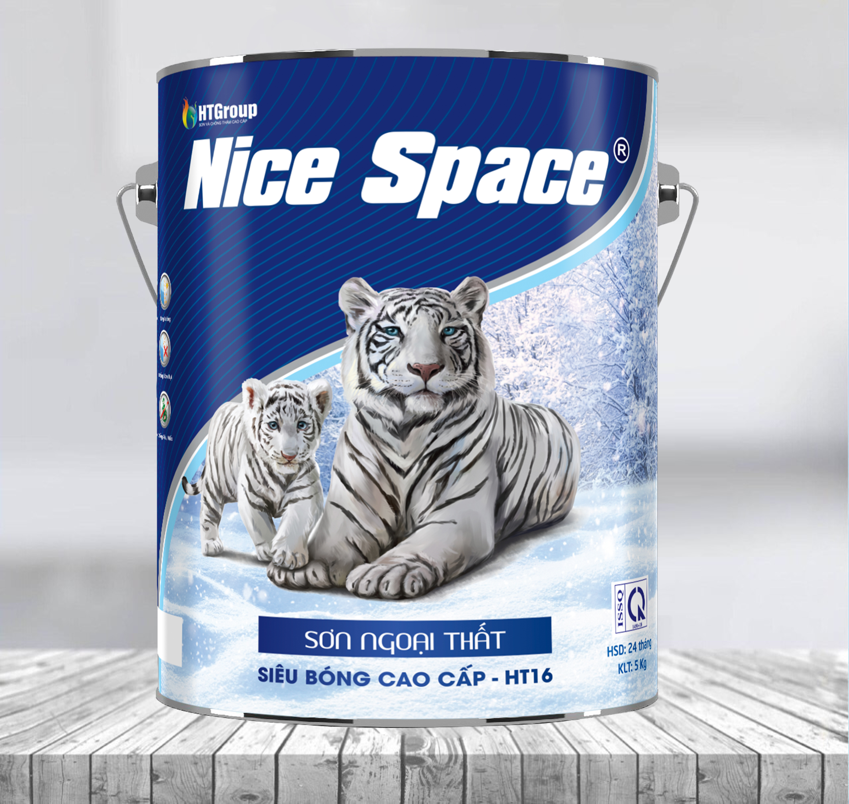 Sơn ngoại thất siêu bóng HT16