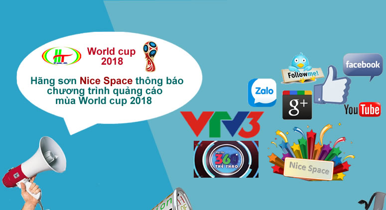 Thông báo chương trình quảng cáo mùa World cup 2018