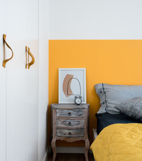 Ý tưởng trang trí nội thất nhà cho người mệnh Thổ với tone màu vàng